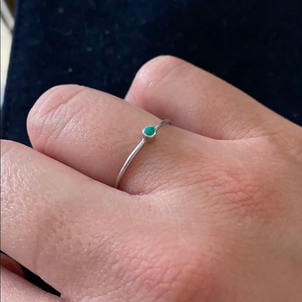 Dainty sterling silver ring